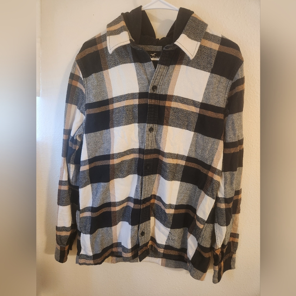 Hollister, women's size L flannel.